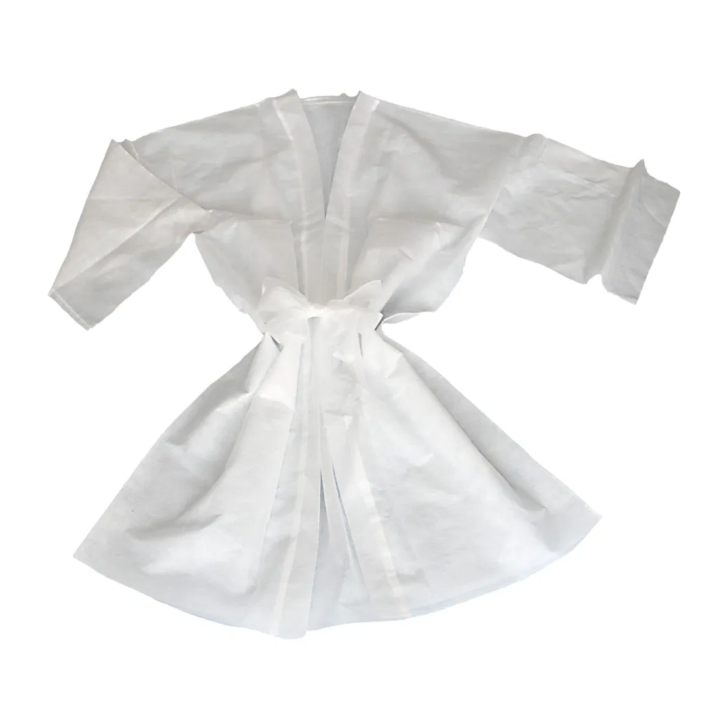 Disposable Nonwoven Kimono for Sauna and SPA