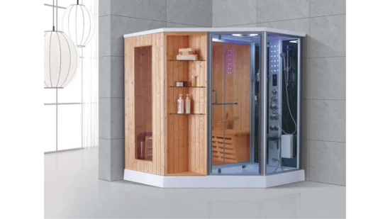 SPA Product Shower Sauna Cabin Made of Wood