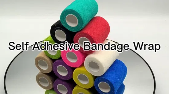 Elastic Self Adhesive Cohesive Bandage Wrap Sports Vet Wrap