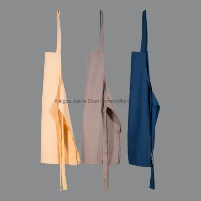 Custom Promotional Pure Color Cooking Kitchen Apron Bib Used for Cooking, Baking, Cleaning