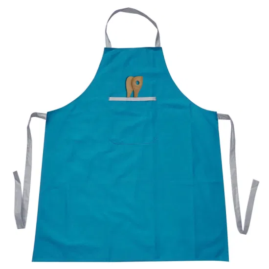 Wholesale Custom Unfiorm Promotion Blank Bib Kitchen Resterant Personalized Printed Restaurant Kitchen Aprons Cotton Chef Cooking Kitchen Apron